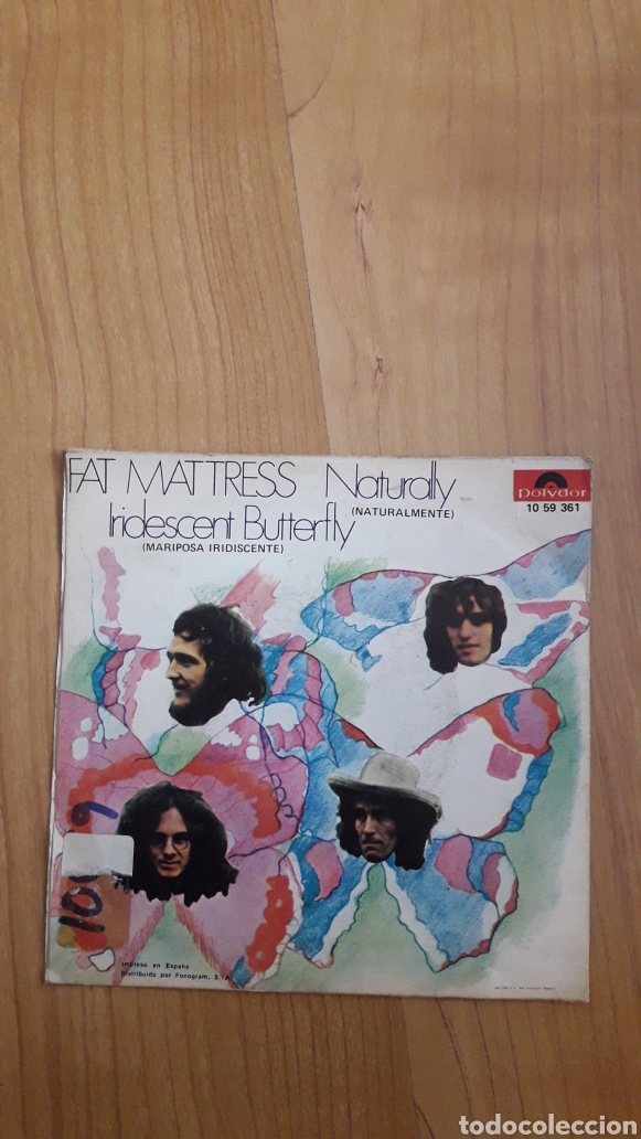 Discos de vinilo: FAT MATTERS. NATURALLY. IRIDISCENT BUTTERFLY - Foto 2