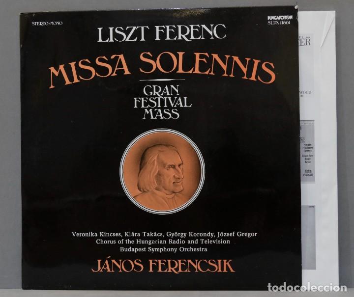 Disques de vinyle: LP. Liszt Ferenc. Missa Solennis. Gran Festival Mass