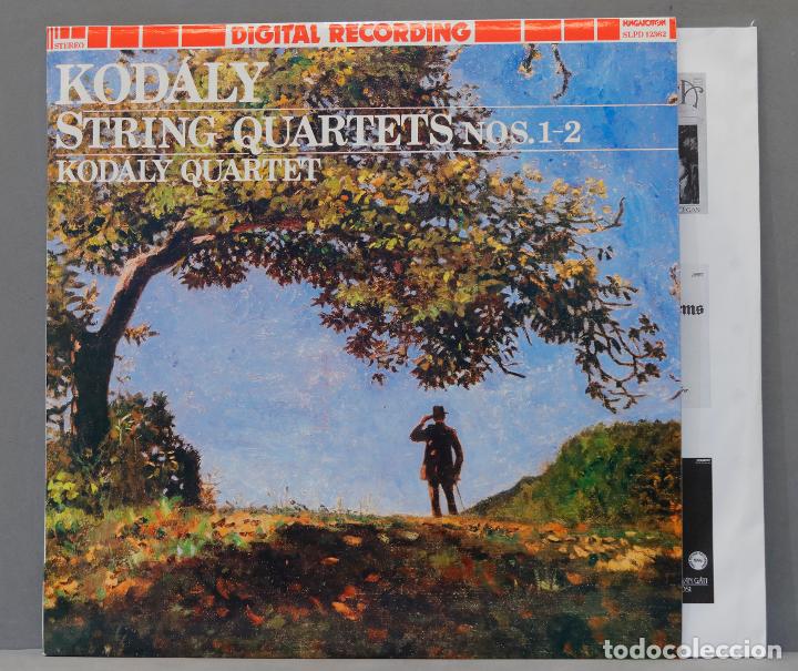 Discos de vinilo: LP. Kod&aacute;ly Quartet. String Quartets Nos. 1-2. KODALY - Foto 1