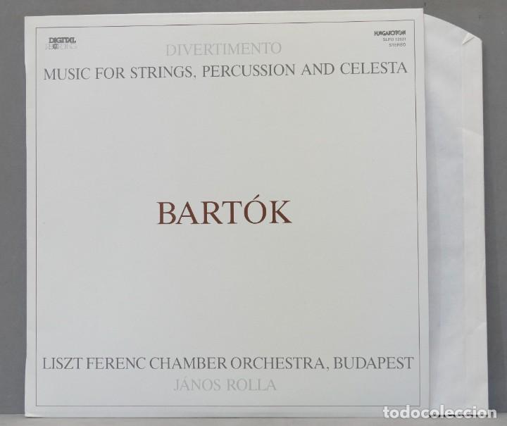 Discos de vinilo: LP. Divertimento. Music For Strings, Percussion And Celesta. BARTOK. ROLLA - Foto 1