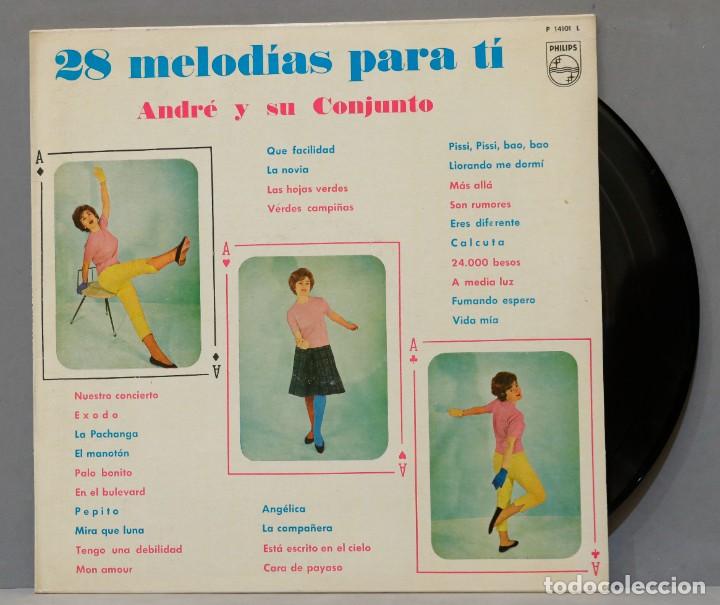 Vinyl-Schallplatten: LP. ANDRE Y SU CONJUNTO. 28 MELOD&Iacute;AS PARA TI