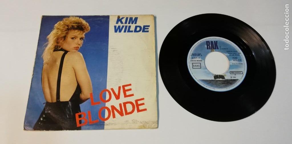 Discos de vinilo: Kim Wilde - Love Blonde (7&rdquo;, Single) - Foto 1