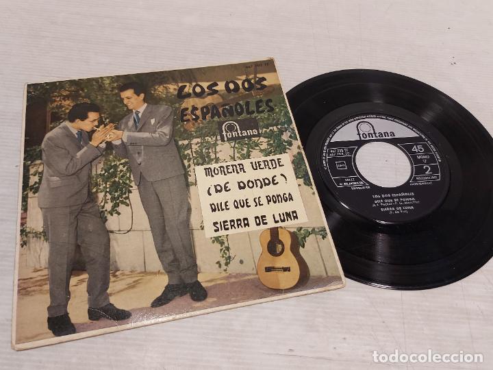 Discos de vinilo: LOS DOS ESPAÑOLES / MORENA VERDE + 3 / EP - FONTANA-1960 / MBC. ***/*** - Foto 1 - 292239038