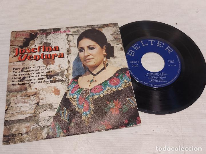 Discos de vinilo: JOSEFINA VENTURA - RONDALLA BRETÓN / JOTAS ARAGONESAS / EP - BELTER-1963 / MBC. ***/*** - Foto 1 - 292241308
