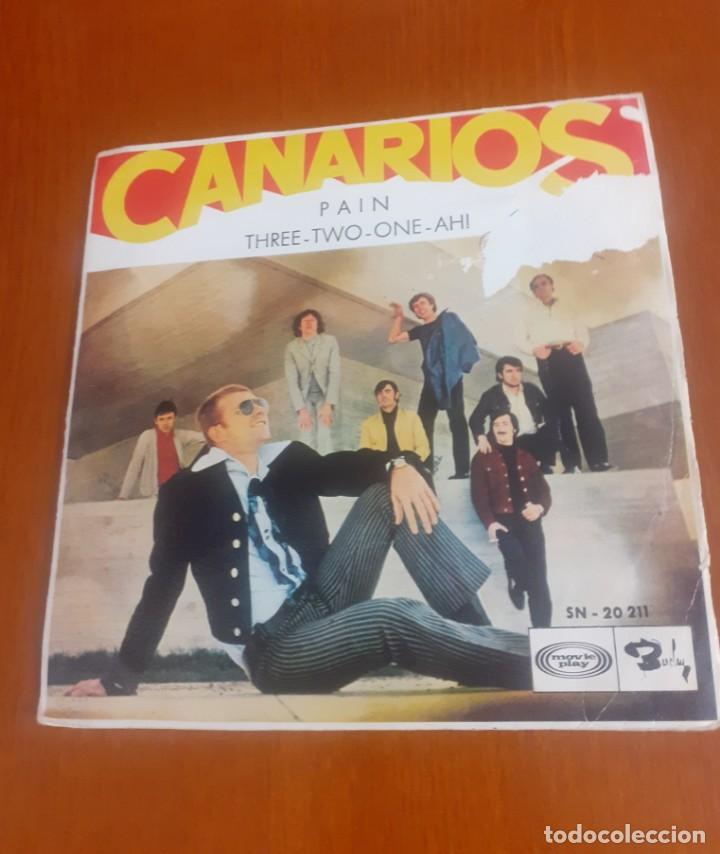Discos de vinilo: single de Los Canarios Pain, a&ntilde;o 1967 - Foto 1
