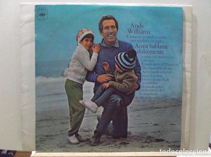 Discos de vinilo: ANDY WILLIAMS - 1972 - VINILO - LP. - Foto 1