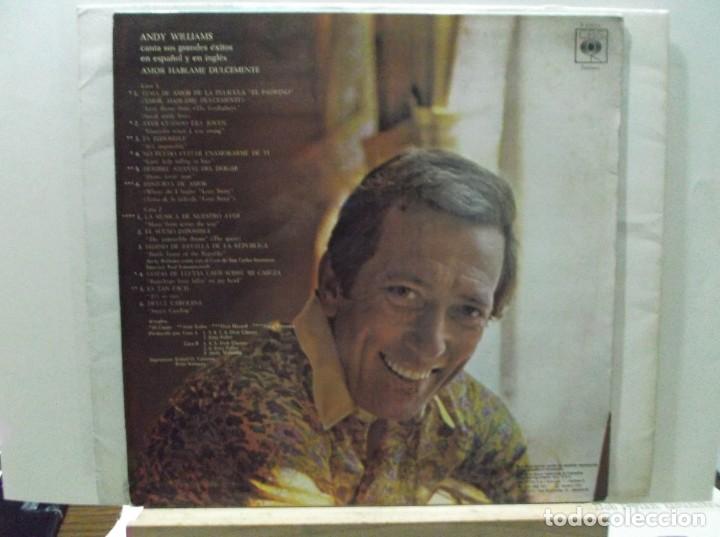 Discos de vinilo: ANDY WILLIAMS - 1972 - VINILO - LP. - Foto 2