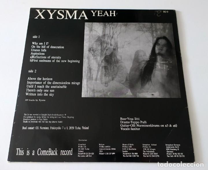 Discos de vinilo: LP XYSMA - YEAH (Finlandia 1991) - Foto 2