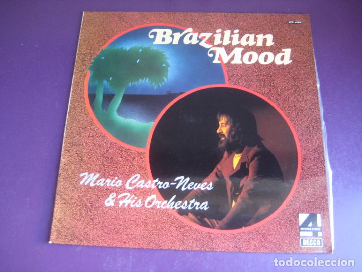 Dischi in vinile: Mario Castro-Neves & His Orchestra &lrm;&ndash; Brazilian Mood - LP DECCA 4 FASES 1975 - BRASIL BOSSA JAZZ
