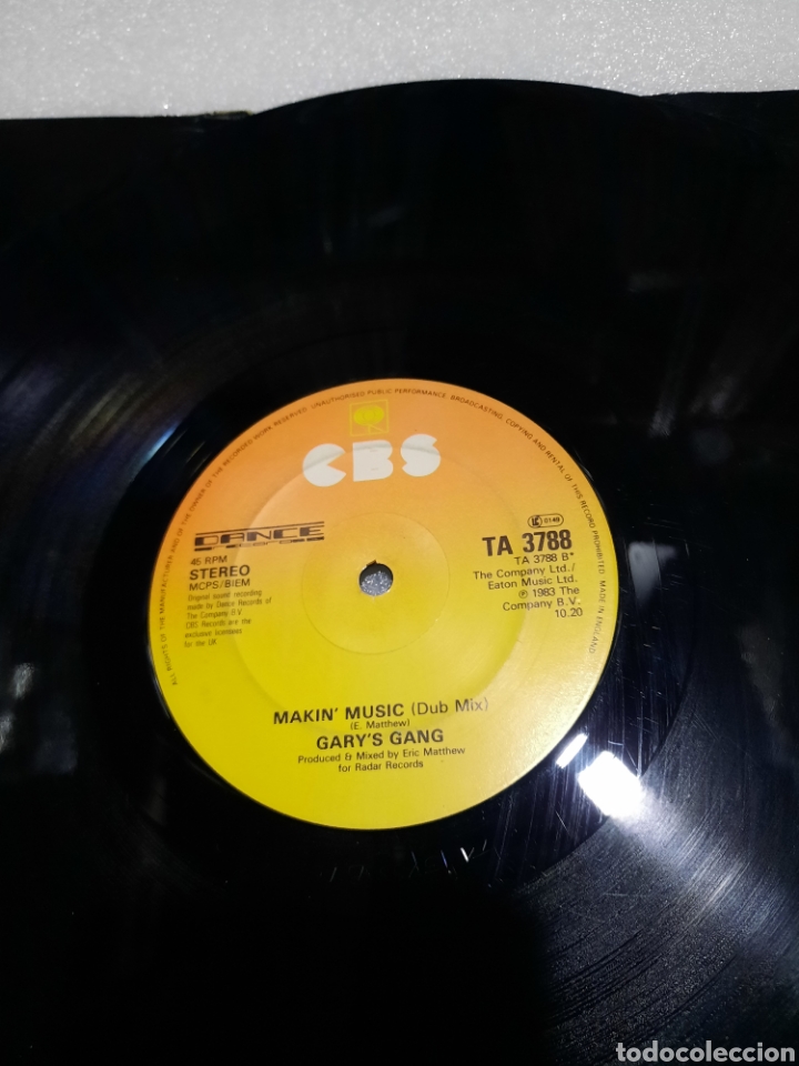 Discos de vinilo: Garys Gang - Makin music. - Foto 3