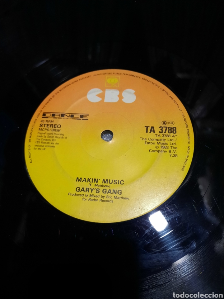 Discos de vinilo: Garys Gang - Makin music. - Foto 1