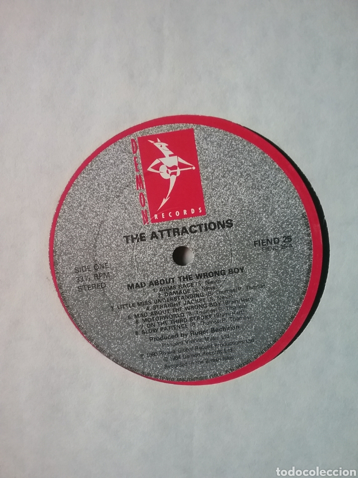 Discos de vinilo: The ATTRACTIONS 1984 Demon Records - Foto 3