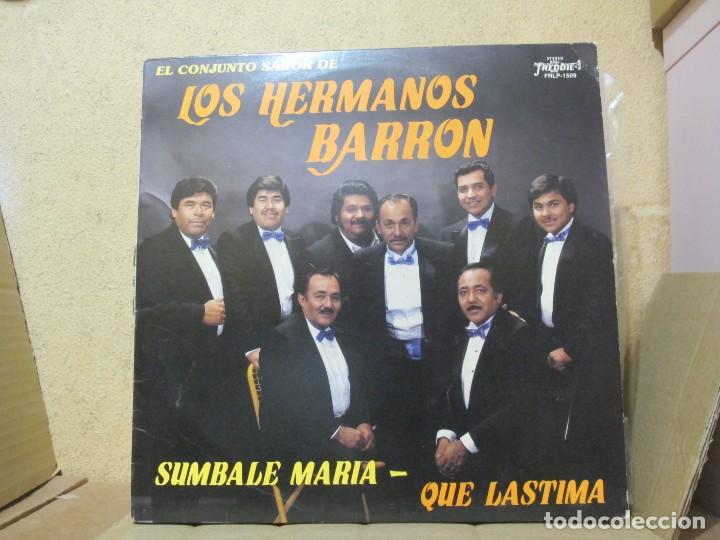 Disques de vinyle: El Conjunto Sabor De Los Hermanos Barron - Sumbale Maria - Que Lastima - Freddie Records FRLP-1509