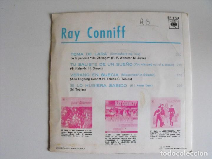 Discos de vinilo: Ray Conniff. Tema de Lara. A&ntilde;os 60. - Foto 2