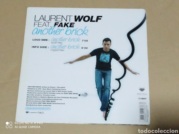 Discos de vinilo: Laurent Wolf Feat. Fake - Another Brick (12&rdquo;, Maxi) - Foto 2