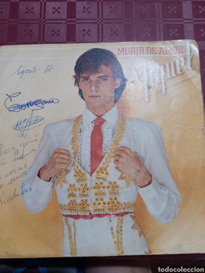 Discos de vinilo: Miguel Bose morir de amor