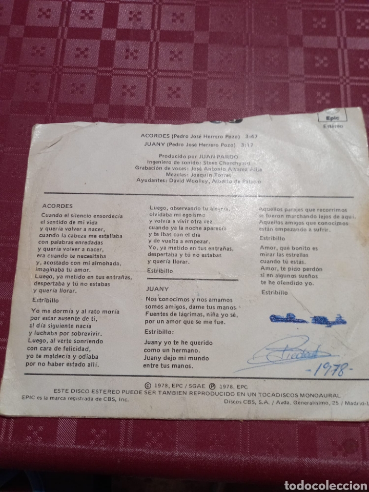 Discos de vinilo: Pecos Acordes. - Foto 2