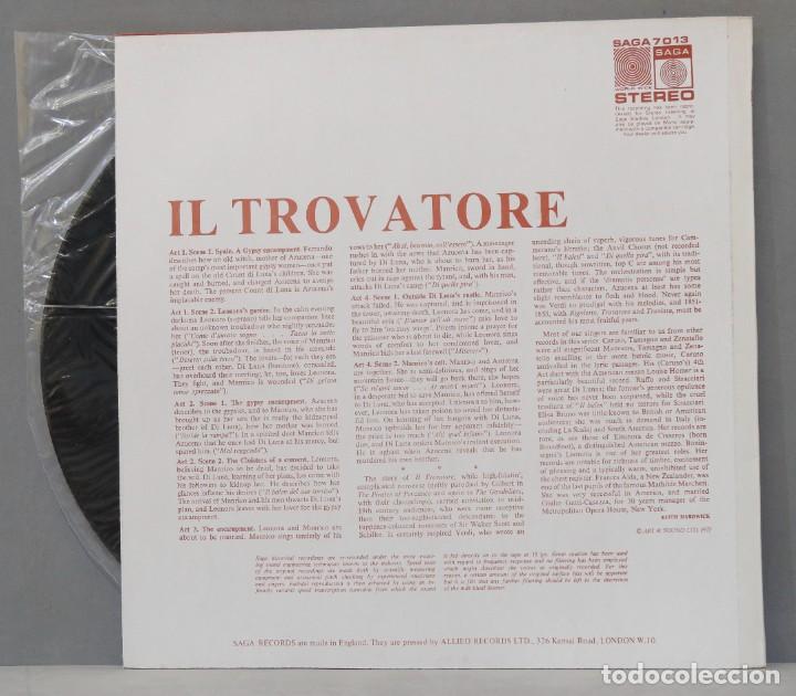 Discos de vinilo: LP. IL TROVATORE. VERDI - Foto 2