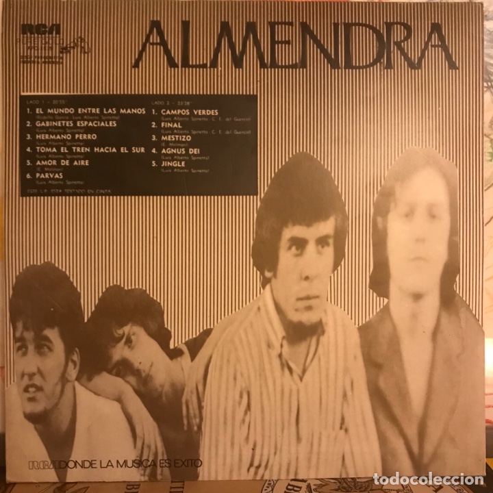 Discos de vinilo: Almendra &ndash; Almendra ARGENTINA ORIGINAL - Foto 2
