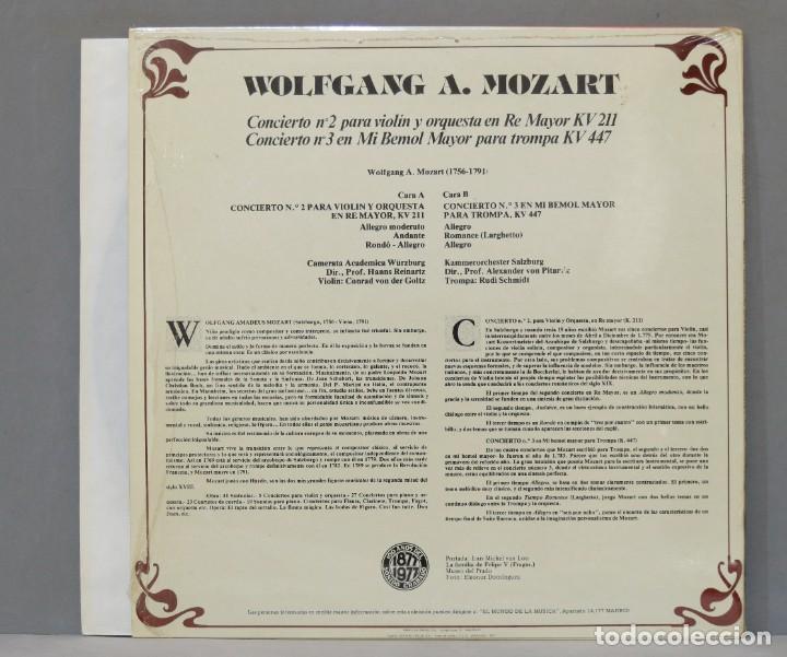 Discos de vinilo: LP. MOZART. COLECCION RTVE. 23 - Foto 2