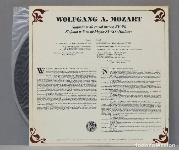 Discos de vinilo: LP. MOZART. COLECCION RTVE. 6 - Foto 2