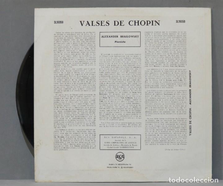 Discos de vinilo: LP. Alexander Brailowsky. Chopin Valses - Foto 2