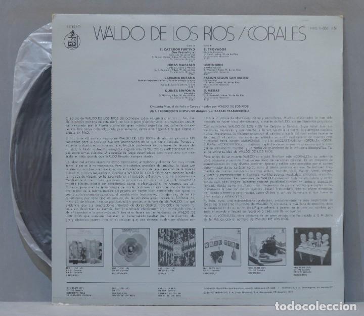 Discos de vinilo: LP. WALDO DE LOS R&Iacute;OS. CORALES - Foto 2