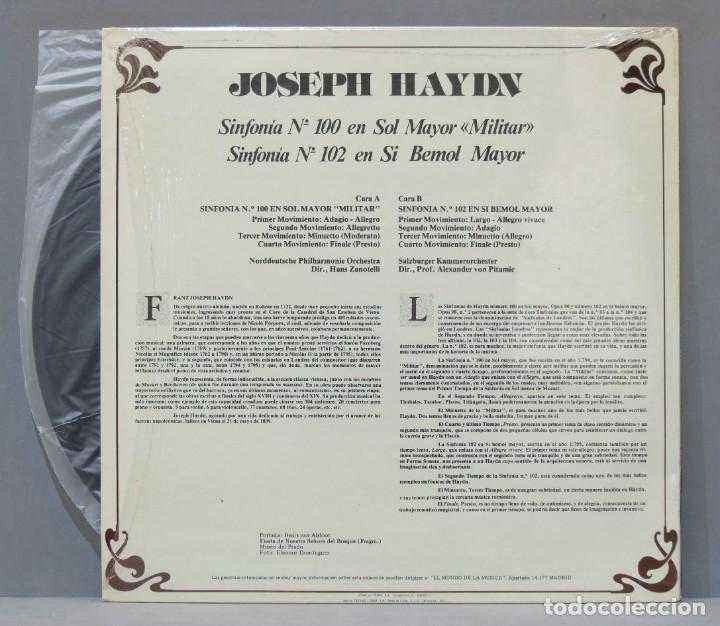 Discos de vinilo: LP. HAYDN. COLECCION RTVE. 28 - Foto 2