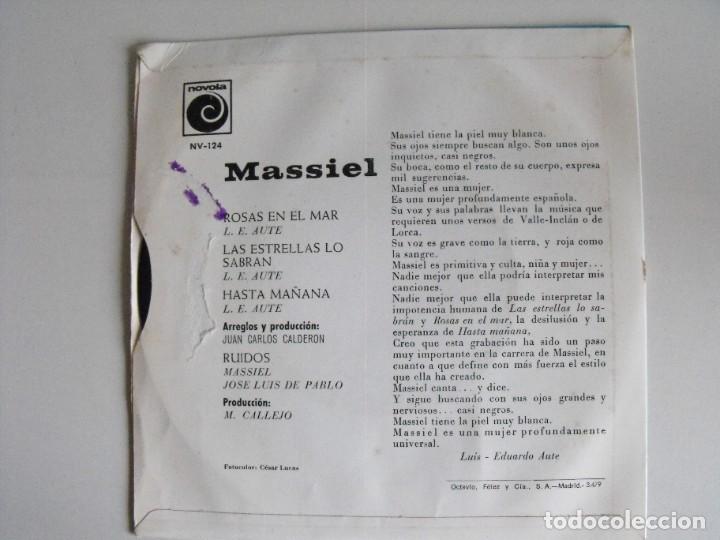 Discos de vinilo: Massiel. Rosas en el Mar. A&ntilde;os 60. - Foto 2