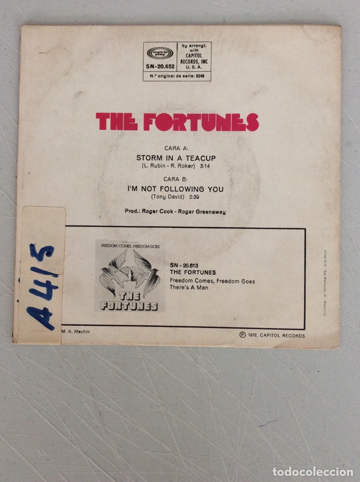 Discos de vinilo: The Fortune. Storm in a teacup - Foto 2