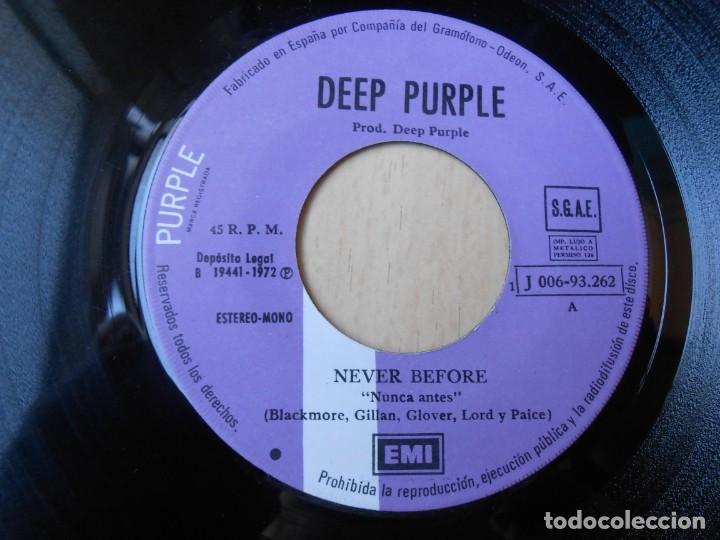 Discos de vinilo: DEEP PURPLE, SG, NEVER BEFORE + 1, A&Ntilde;O 1972 - Foto 3