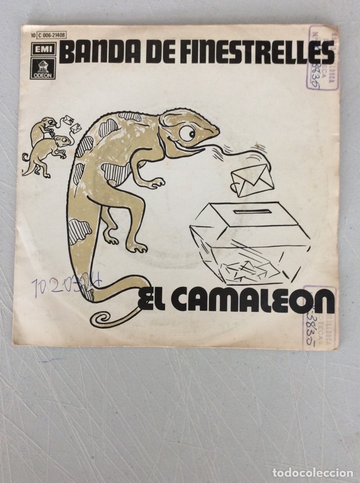 Discos de vinilo: Banda de Finestrelles. El camaleon. Cunit - Foto 1