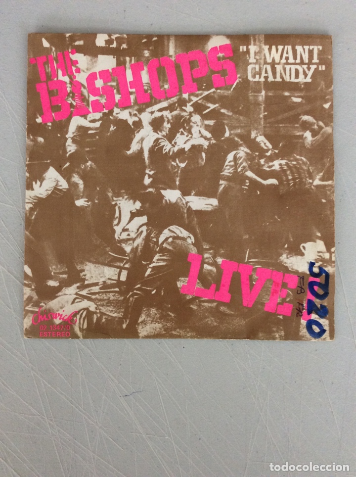 Discos de vinilo: The Bishops. I want candy. Live - Foto 1