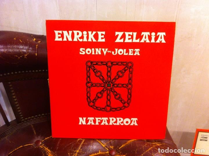 Vinyl-Schallplatten: LP. ENRIKE ZELAIA. SOINU JOLEA. NAFARROA. 1977