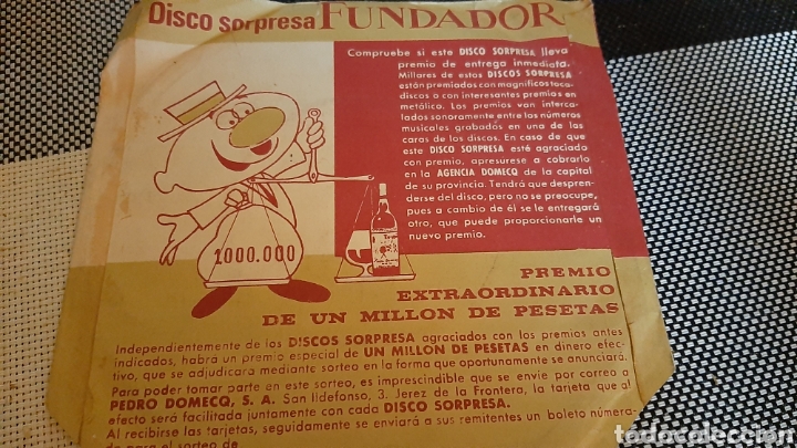 Discos de vinilo: Disco sorpresa Fundador - Foto 2