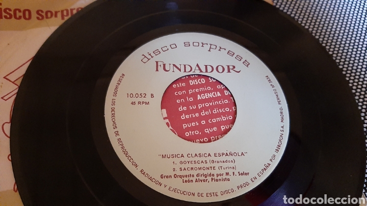 Discos de vinilo: Disco sorpresa Fundador - Foto 3