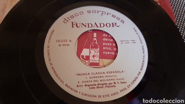 Discos de vinilo: Disco sorpresa Fundador - Foto 4