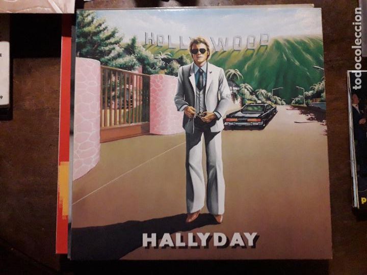 Discos de vinilo: Johnny hallyday - Hollywood - Foto 1