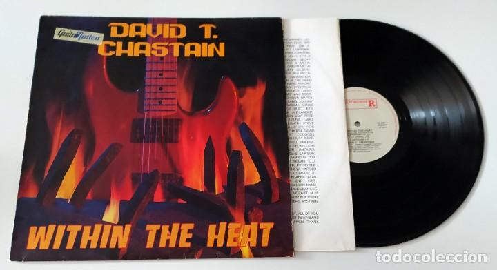 Discos de vinilo: LP DAVID T. CHASTAIN - WITHIN THE HEAT - Foto 3