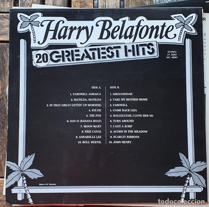 Discos de vinilo: Harry Belafonte 20 greatest hits LP Vinilo - Foto 2