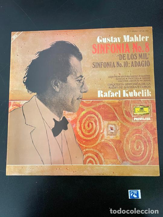 Discos de vinilo: GUSTAV MAHER - SINFON&Iacute;A 8 - Foto 1