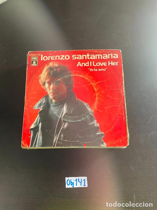 Discos de vinilo: LORENZO SANTAMAR&Iacute;A - Foto 1