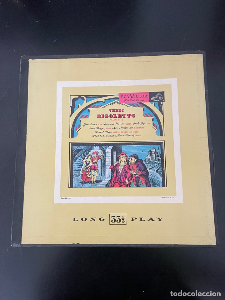 Discos de vinilo: CAJA DE VINILO VERDI BIGOLETTO - Foto 1