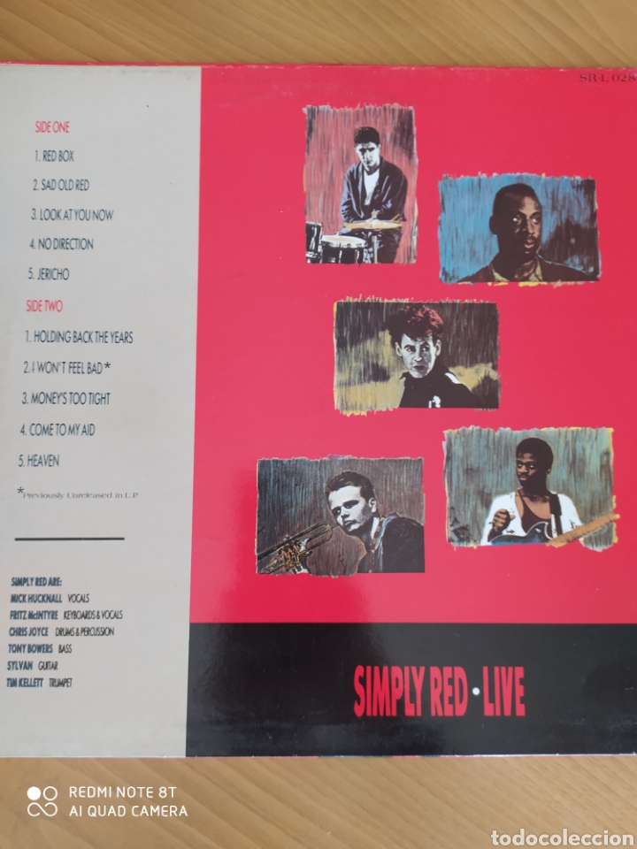 Discos de vinilo: Simply Red Live LP Live 1986 EXC+ - Foto 2