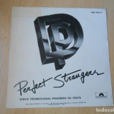 Discos de vinilo: DEEP PURPLE, SG, PERFECT STRANGERS + 1, AÑO 1984 PROMO
