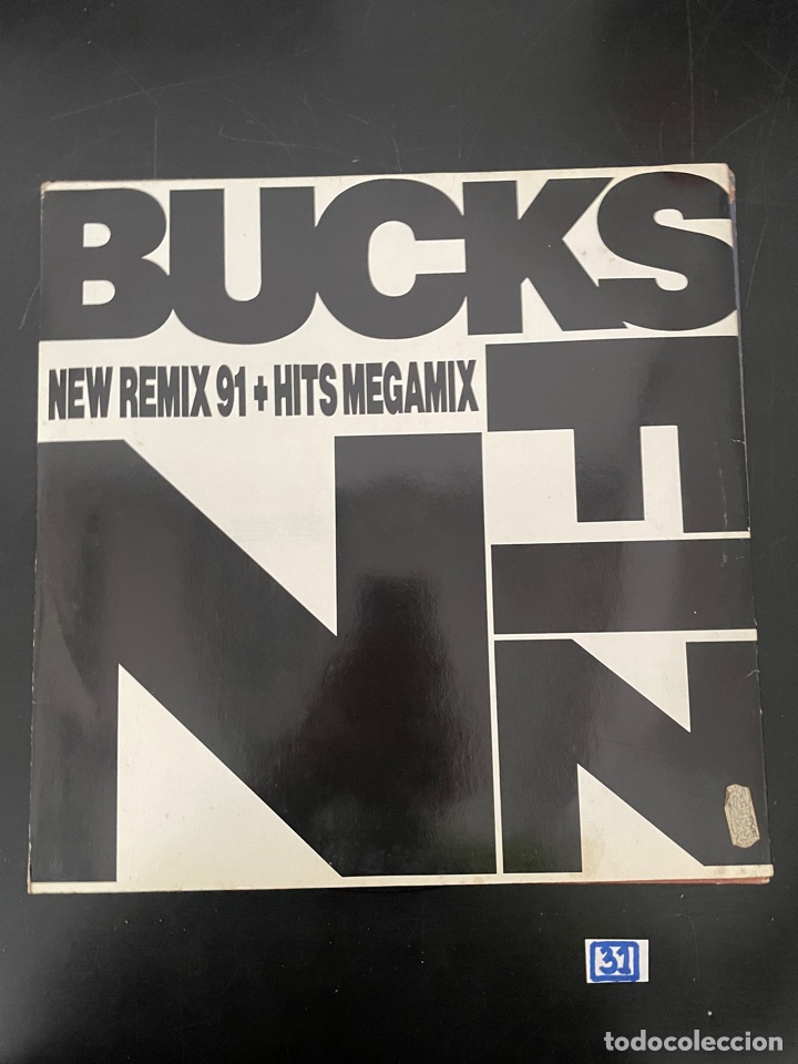 Discos de vinilo: BUCKS - NEW REMIX 91 + HITS MEGAMIX - Foto 1