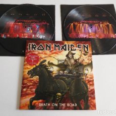 Discos de vinilo: IRON MAIDEN. 2 LP PICTURE DISC. DEATH ON THE ROAD. EDICIÓN ORIGINAL DEL 2005