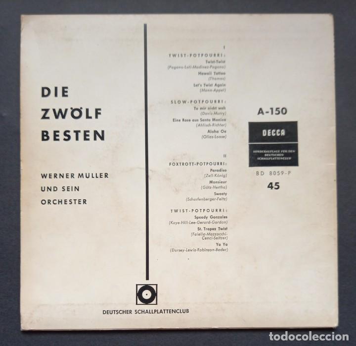 Discos de vinilo: WERNER MULLER - Die 12 Besten - EP ALEMAN - DECCA - Foto 2