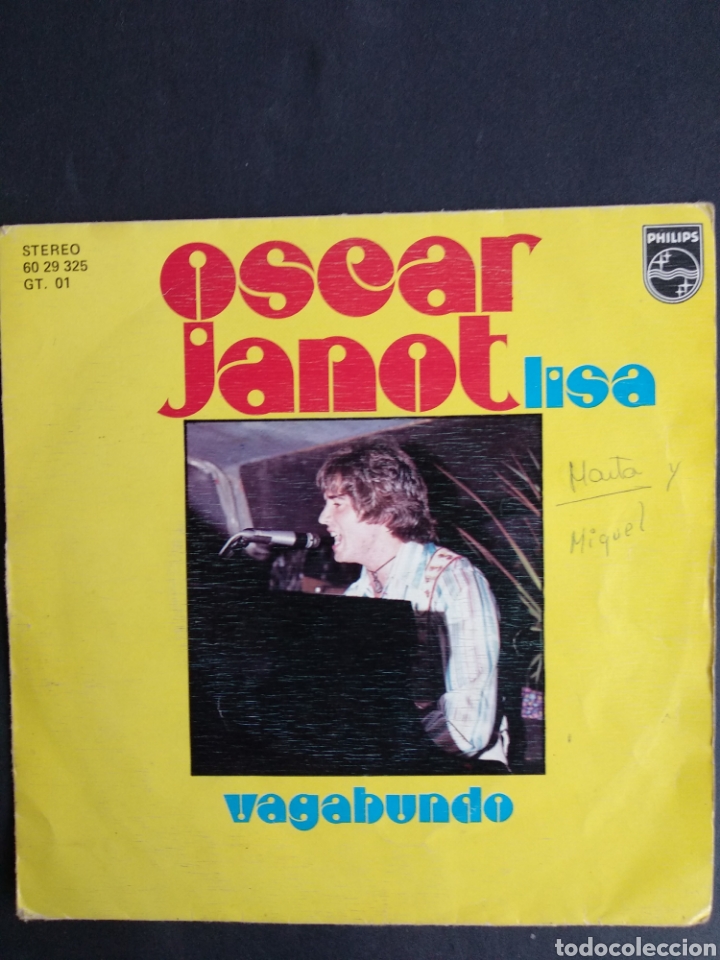 Discos de vinilo: *OSCAR JANOT, LISA, VAGABUNDO, 1975 - Foto 1