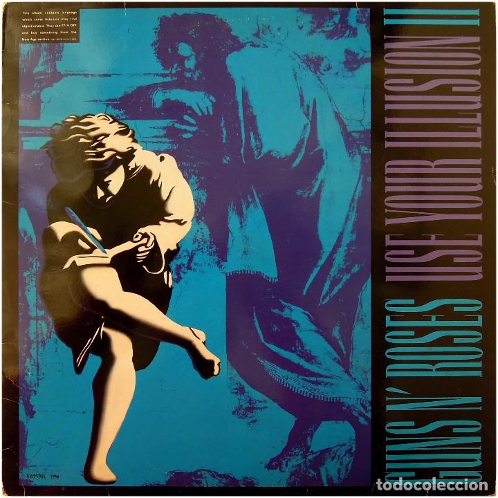 GUNS N ROSES ‎– USE YOUR ILLUSION II - 2 LP SPAIN 1991 - GEFFEN GEF 24420 (5L) (Música - Discos - LP Vinilo - Heavy - Metal)